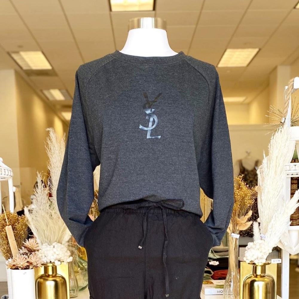 Ain’t Laurent sweatshirt!